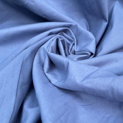 TISSU VOILE DE COTON BLEUET