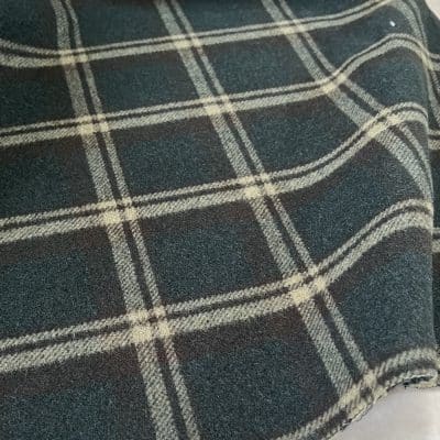 TISSU LAINAGE A CARREAUX [ EDGAR ]