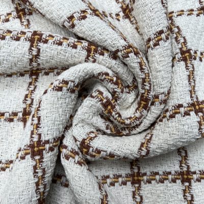 [ BALTHAZAR ] I TISSU TWEED STYLE CHANEL A CARREAUX