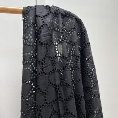 [ CELIA ] I TISSU BRODERIE COTON AJOURE