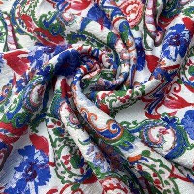 [ CELESTE ] I TISSU CREPE VISCOSE ECOVERO
