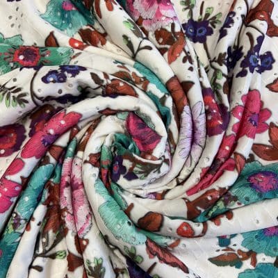 [ SORAYA ] I TISSU MAILLE DENTELLE AJOUREE