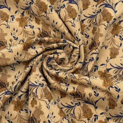 [ ELISE ] I TISSU VELOURS MILLERAIES COTON OEKOTEX