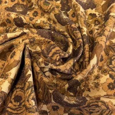 [ ANOUK ] I TISSU VELOURS MILLERAIES COTON OEKOTEX