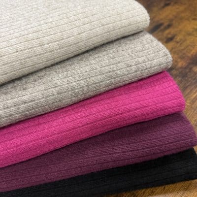 [ NORAH ] I TISSU MAILLE TRICOT COTELEE