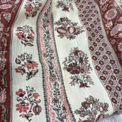 [ SANTA ] I TISSU COTON TISSE TEXTURE OEKO-TEX