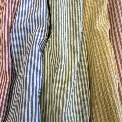 [ AXELLE ] I TISSU CRINKLE STRIPE