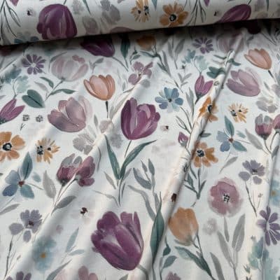 [ ANGELINA ] I TISSU JERSEY BAMBOU IMPRIME