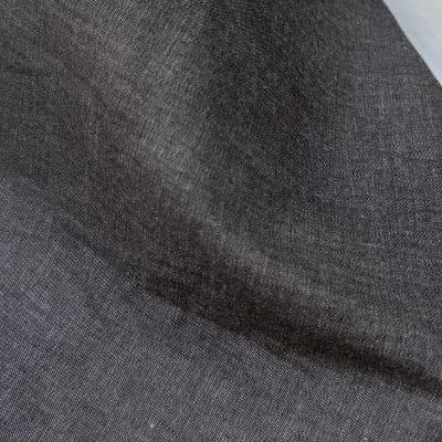 TISSU CHAMBRAY COTON - GRIS CLAIR