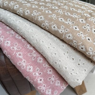[ DEBBY ] I TISSU CREPE BRODE