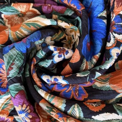 [ ARIANA F.noir ] I TISSU CREPE VISCOSE ECOVERO